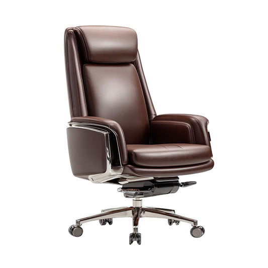 Premium Executive Leather Office Chair with Padded Support